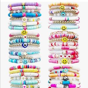 NWT 🛍️ 44 Pcs Multi Color Preppy Bracelets